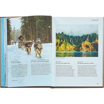 Graphic Image - The Family Bucket List Book Leather Edition - Books