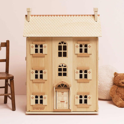 Le Toy Van - The Grand Natural Wood Doll House - Dolls
