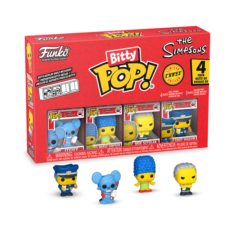 Funko - The Simpsons Bitty Pop! The Simpsons 4-Pack Series 2 - World of Funko