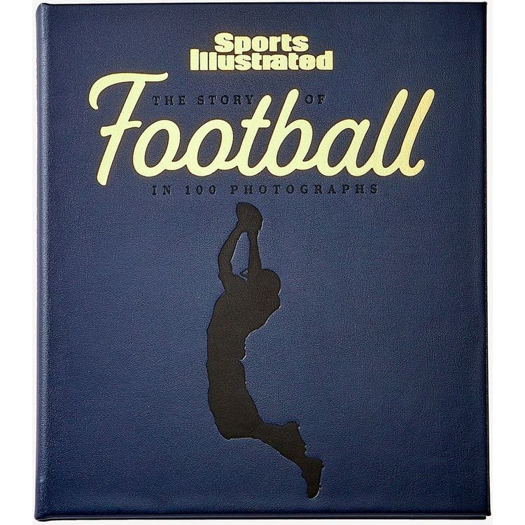 Graphic Image - "The Story of Football in 100 Photographs" Book by Sports Illustrated - Navy - Books
