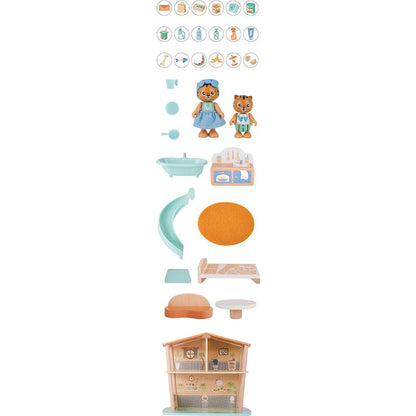 Hape - Tigers’ Jungle Doll House - Preschool
