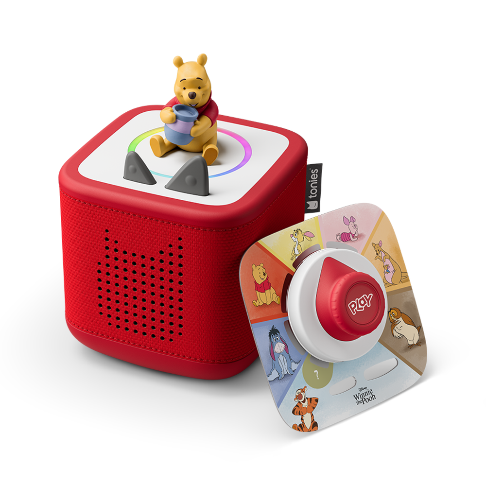 Tonies - Tonies Disney Winnie the Pooh Toniebox 2 Play Set - Sunset Red - Electronics