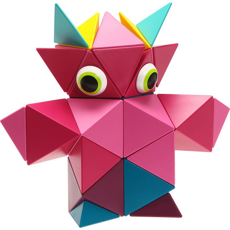 Trido - Trido Flamingo Large Magnetic Building Set - 36 Pieces - Preschool
