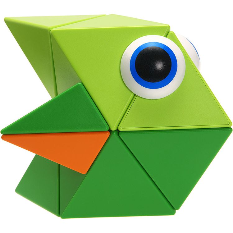 Trido - Trido Jungle Small Magnet Building Set - 12 Pieces - Preschool