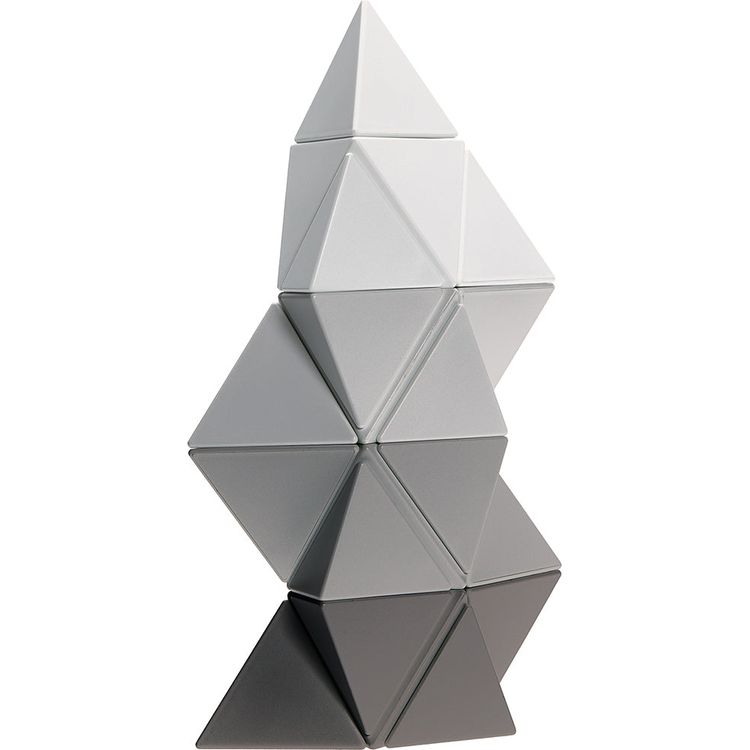 Trido - Trido Monochromatic Medium Magnet Building Set - 24 Pieces - Preschool