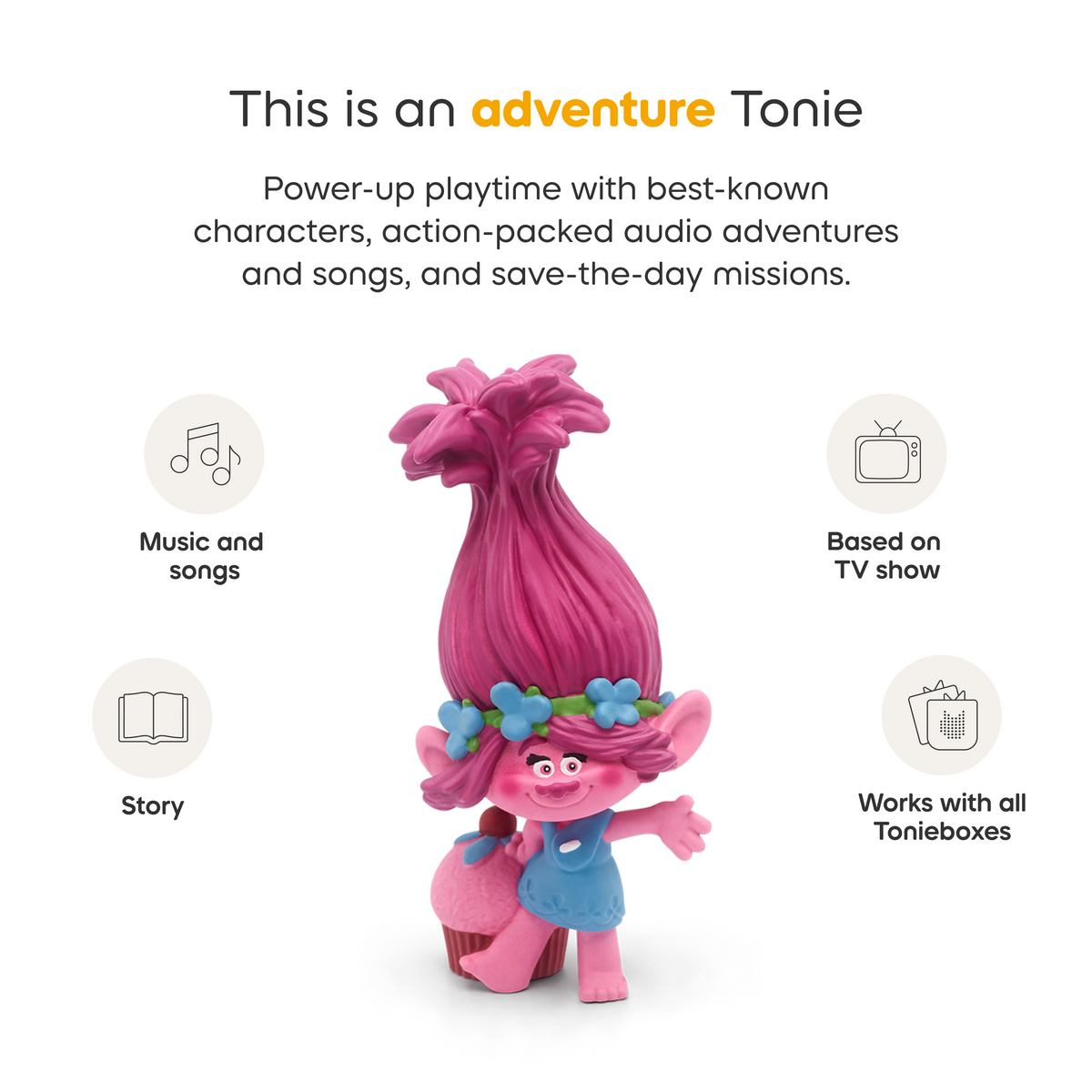 Tonies - Trolls: Poppy Tonie - Electronics