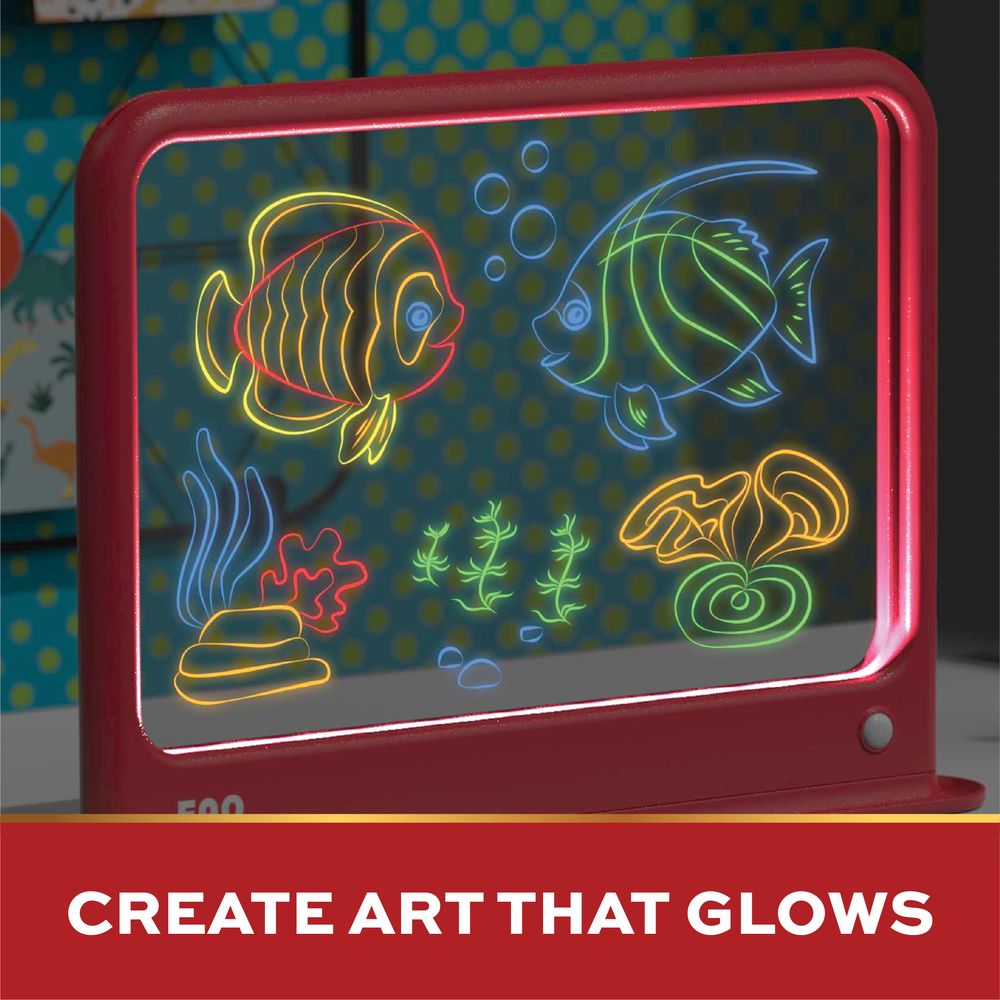 FAO Schwarz - Ultimate Neon Light Board 11-Piece Set - Creativity