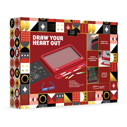 FAO Schwarz - Ultimate Neon Light Board 11-Piece Set - Creativity