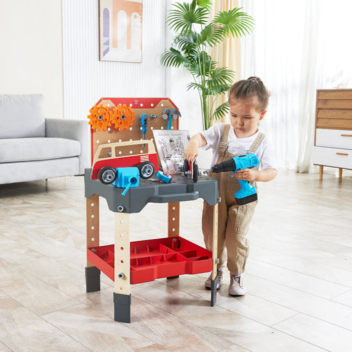 Hape - Vehicle Service & Repair Workbench - Preschool