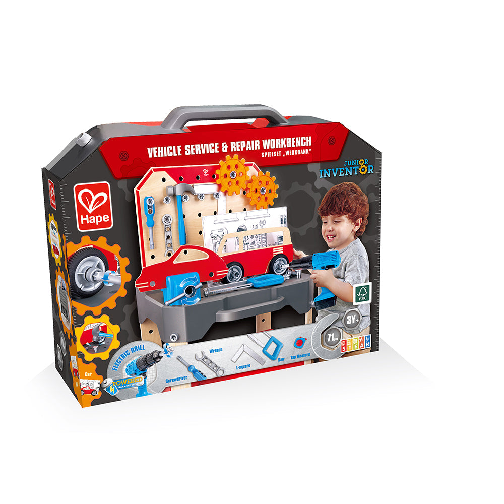 Hape - Vehicle Service & Repair Workbench - Preschool