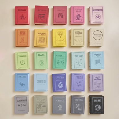 WS Game Company - Vintage Bookshelf Games – 25-Pack - Games