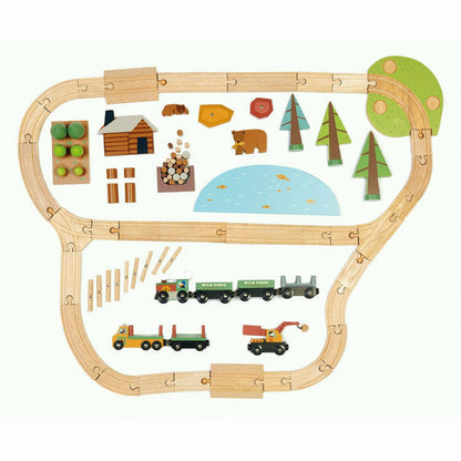 Tender Leaf Toys - Wild Pines Train Set - Preschool