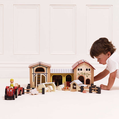 Le Toy Van - Wooden Farmyard Stables - Preschool