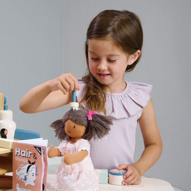Tender Leaf Toys - Wooden Hair Salon Set - Preschool