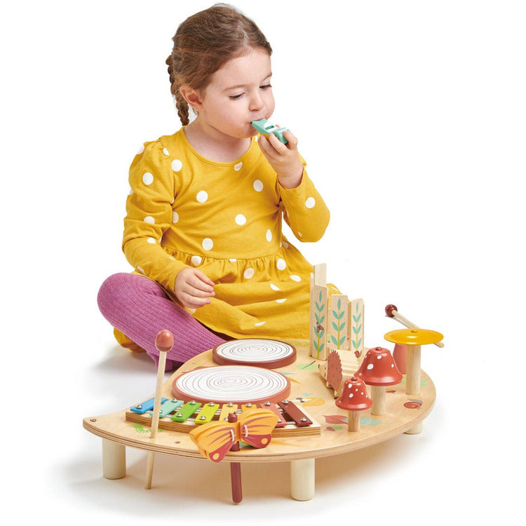 Tender Leaf Toys - Wooden Musical Table Activity Toy - Preschool