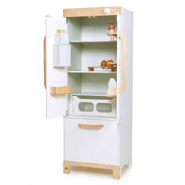 Tender Leaf Toys - Wooden Pretend Play Refrigerator - Preschool