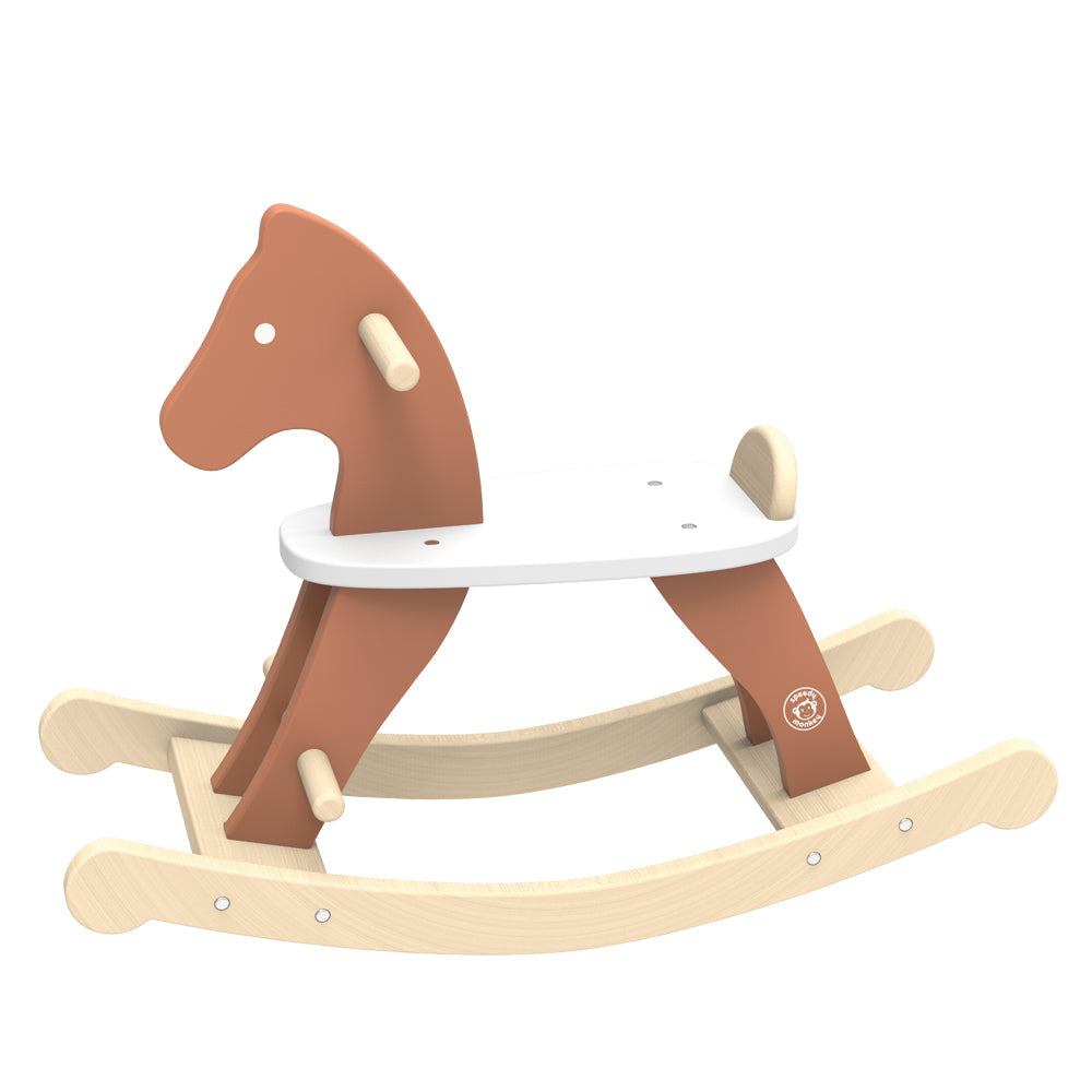 Speedy Monkey - Wooden Rocking Horse - Infants