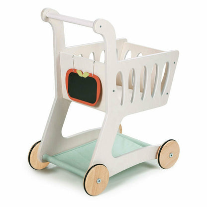 Tender Leaf Toys - Wooden Shopping Cart - Preschool