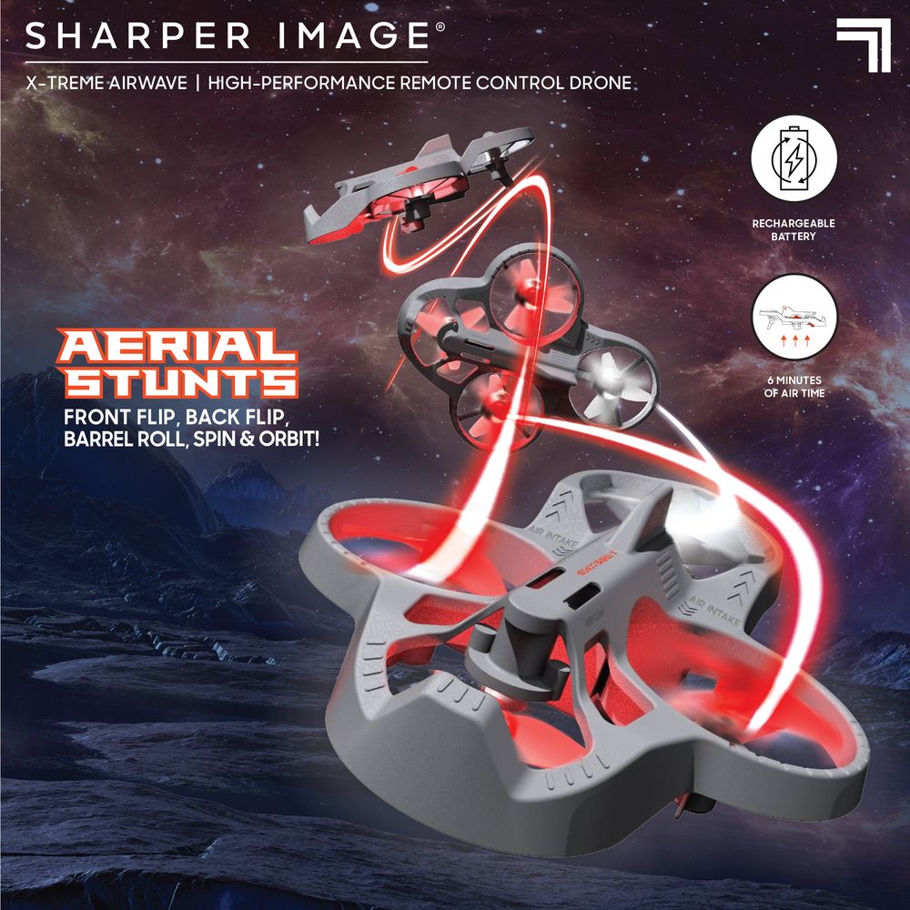 Sharper Image - X-Treme Airwave Drone - Vehicles